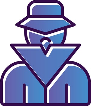 Detective Vector Icon Design