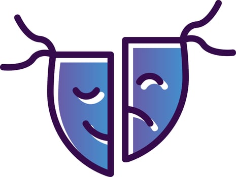 Tragedy Vector Icon Design