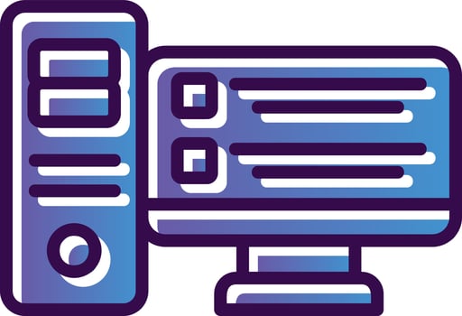 Computer Vector Icon Design