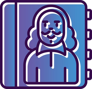 Biography Vector Icon Design