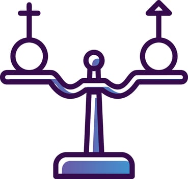 Gender Equality Vector Icon Design