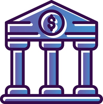 Court House Vector Icon Design