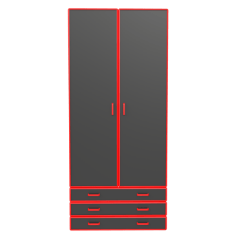 Cupboard isolated on transparent png