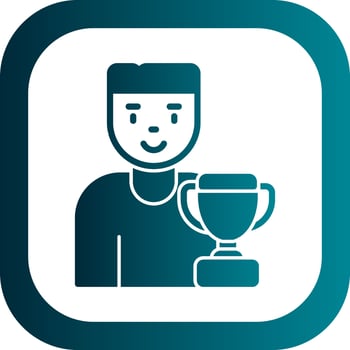 Winner Vector Icon Design