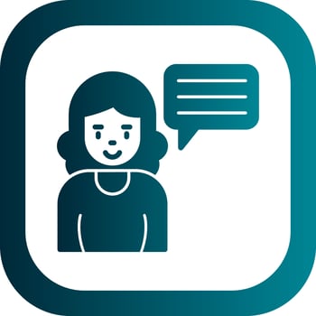 Speech Vector Icon Design