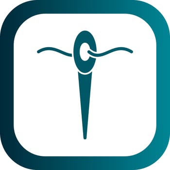 Needle Vector Icon Design