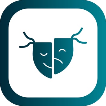 Tragedy Vector Icon Design