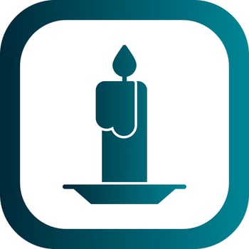 Candle Vector Icon Design