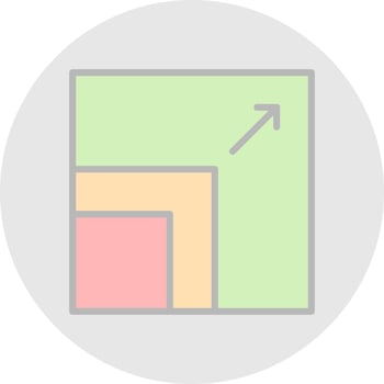 Resolution Vector Icon Design