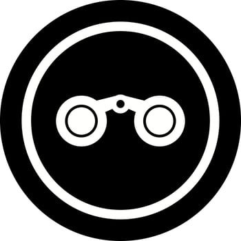 Binoculars Vector Icon