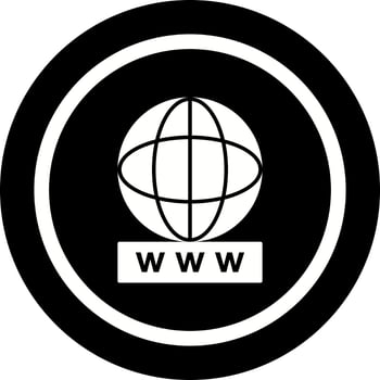 Unique World Wide Web Vector Icon