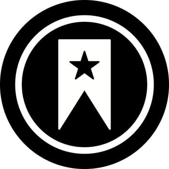 Unique Bookmarking Services Vector Icon
