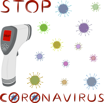 Digital thermometer for prevention coronavirus from covid png