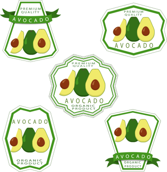 Sweet juicy tasty natural eco product avocado png