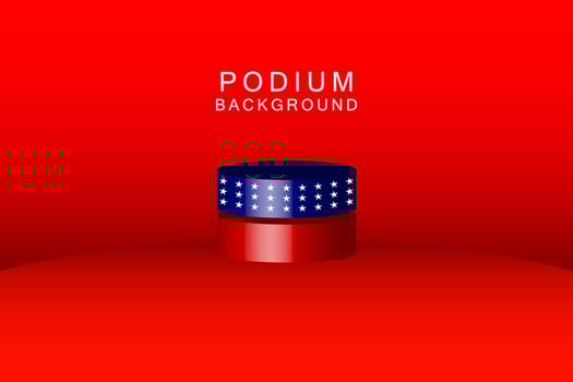 Podium background patriots' day, suitable for background for patriots' day event vector