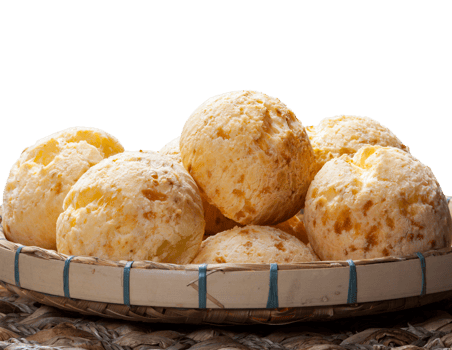 Brazilian snack, traditional cheese bread from Minas Gerais  pao de queijo png