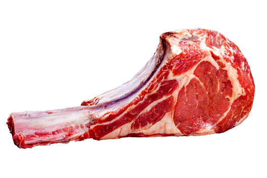 Tomahawk meat raw png