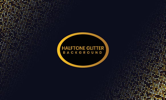 Golden glitter abstract vector
