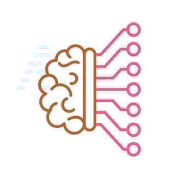 Machine Learning Vector Icon