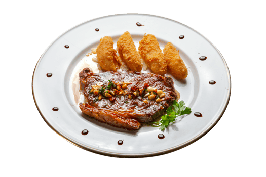 Steak with fries png