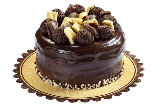 Chocolate cake with bonbon png
