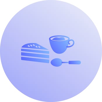Coffee Served Vector Icon