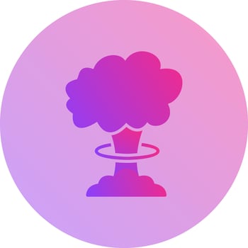 Unique Bomb Blast Vector Icon