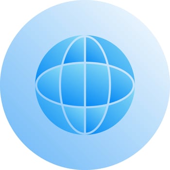 Unique Globe Vector Icon