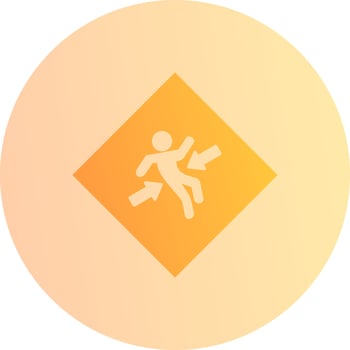 Crush Zone Vector Icon