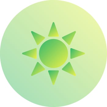 UV Radiation Vector Icon