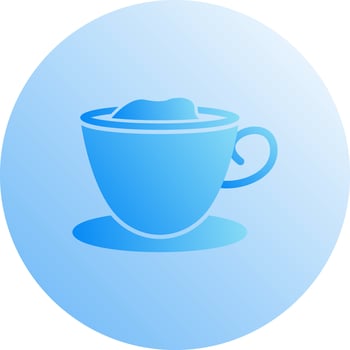 Creamy Coffee Vector Icon