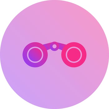 Binoculars Vector Icon
