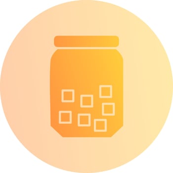 Sugar Bottle Vector Icon
