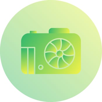 Unique Camera Vector Icon