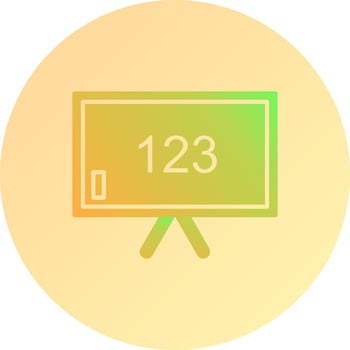 Unique Classroom Board Vector Icon