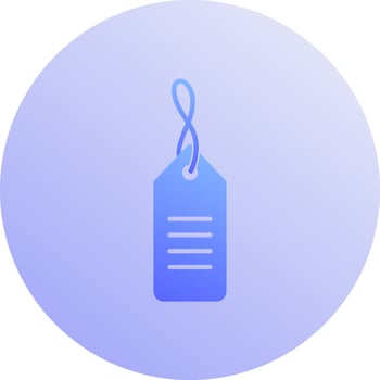 Unique Sale Tag Vector Icon