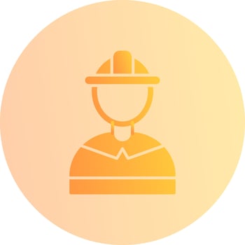 Unique Firefighter Vector Icon