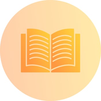 Unique Textbook Vector Icon