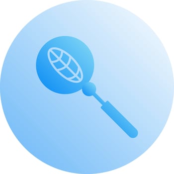 Unique Organic Search Vector Icon