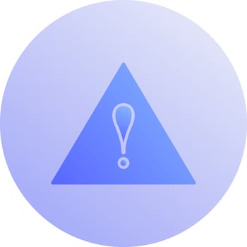 Unique Alert Vector Icon