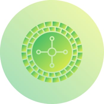 Roulette Vector Icon