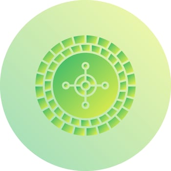 Roulette Vector Icon