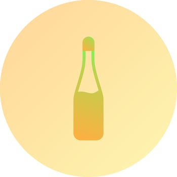 Champagne Bottle Vector Icon