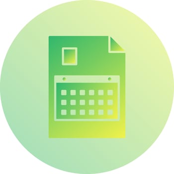 Unique Content Planning Vector Icon