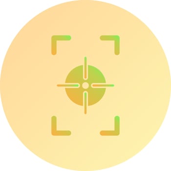 Unique Focus Vertical Vector Icon