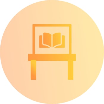 Ancient Book Exhibit Vector Icon