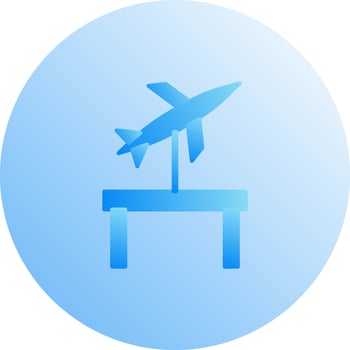 Jet Exhibit Vector Icon