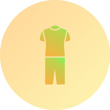 Pyjamas Suit Vector Icon