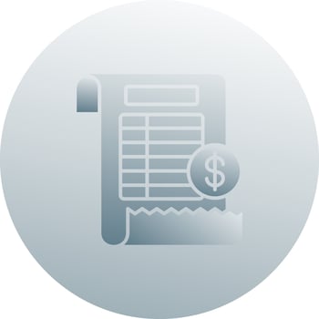 Bill Vector Icon