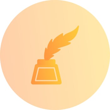 Inkwell Vector Icon